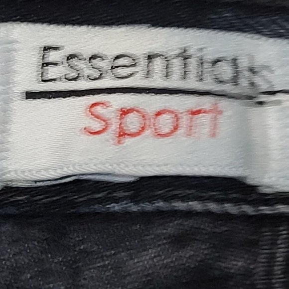 Vtg ST Johns Essentials Sport Women 14 Black Hight Waist MOM Tapered Jeans 32x30 - Picture 11 of 12